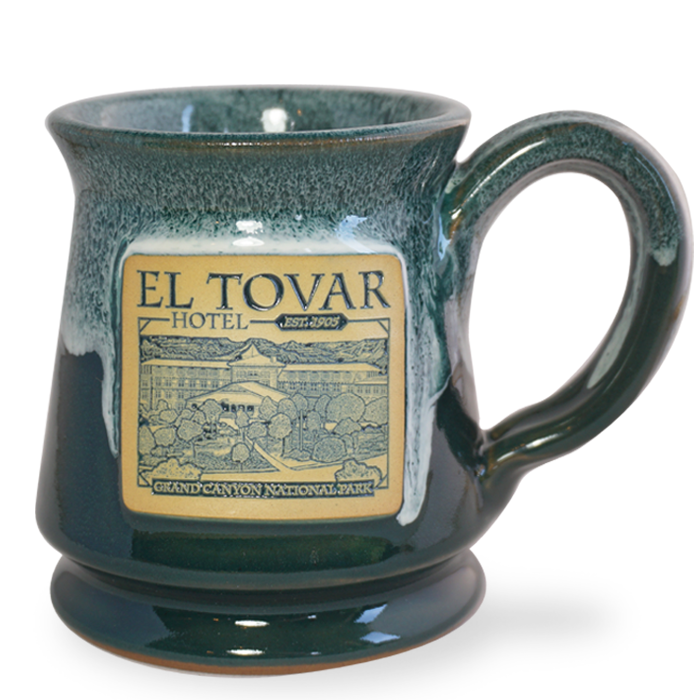 EL TOVAR - GRAND CANYON - FOOTED 12 OZ. - TEAL W/ WHITE