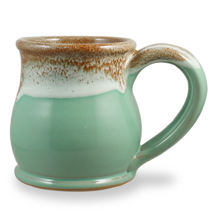 ROUND BELLY - MINT W/ CINNAMON WHITE