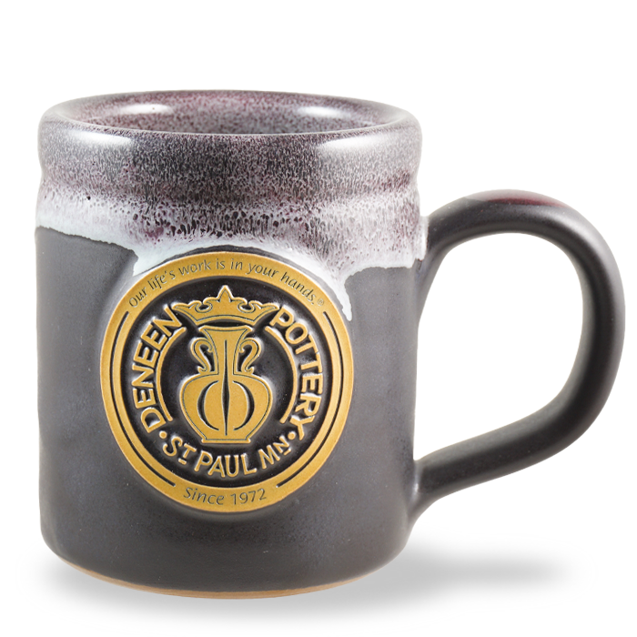 DENEEN RETRO - CAMPER - ONYX W/ PURPLE WHITE – Deneen Pottery