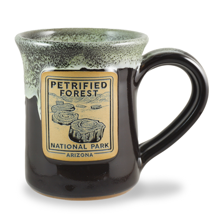 PETRIFIED FOREST - FLARE - BLACK W/ KIWI WHITE