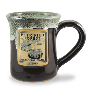 PETRIFIED FOREST - FLARE - BLACK W/ KIWI WHITE