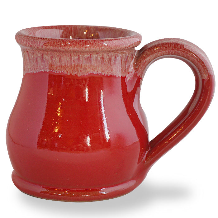 ROUND BELLY - RED W/SAND WHITE
