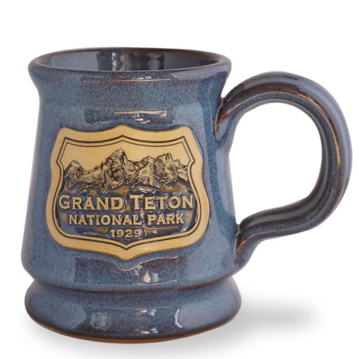 GRAND TETON - FOOTED MUG - DENIM