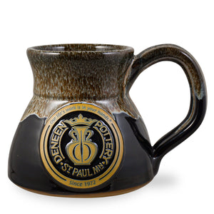 DENEEN RETRO - TRAVEL MUG - BLACK W/ CINNAMON WHITE