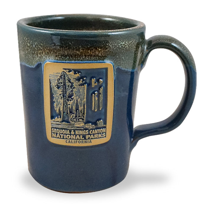 SEQUOIA & KINGS CANYON  - ABBY MUG. - FEDERAL BLUE W/CINNAMON WHITE