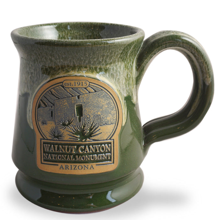 WALNUT CANYON - FOOTED - FOREST GREEN W/DIJON WHITE
